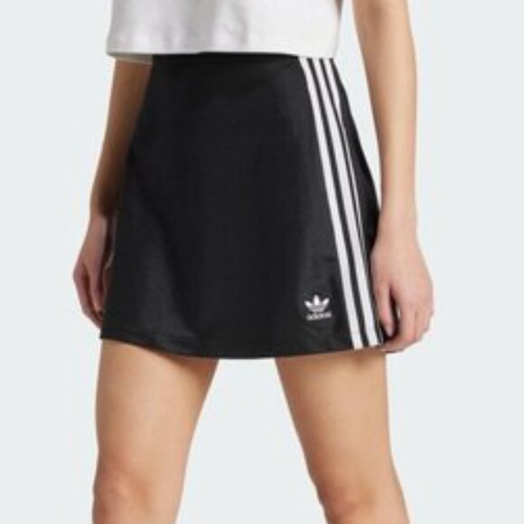 adidas Dresses & Skirts - Adidas Women's 3 Stripes Mini Skirt JD0281 Size Large Brand New